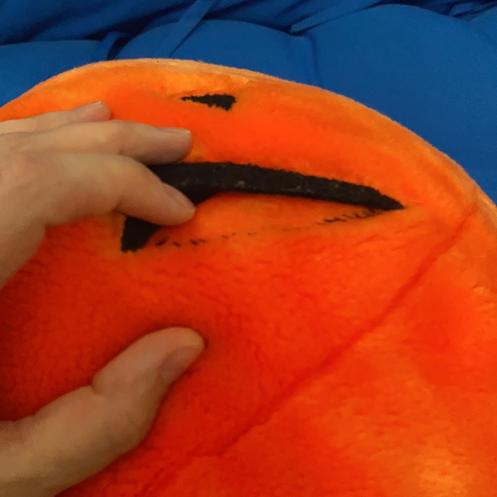 Playful Plush Halloween Pumpkin Plush NWTS 1988 Chrisha Creation Limited - Picture 14 of 15